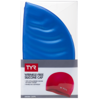 Шапочка для плавания Wrinkle Free Silicone Cap, силикон, LCS/420, голубой